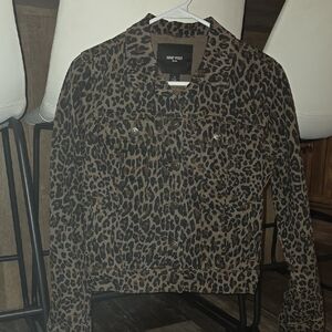 Nine West Leopard Print Jacket